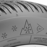 Alpine Symbol auf Reifen